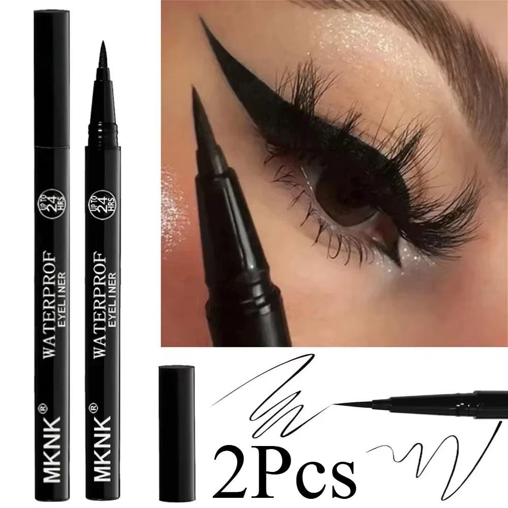 Eyeliner Liquide Stylo "Perfect Line" - Séchage Rapide, Anti-Bavure.