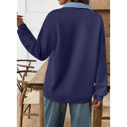 Pull Oversize "Grand Nord" – Col Zippé & Doublure Polaire.