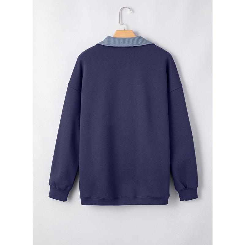 Pull Oversize "Grand Nord" – Col Zippé & Doublure Polaire.