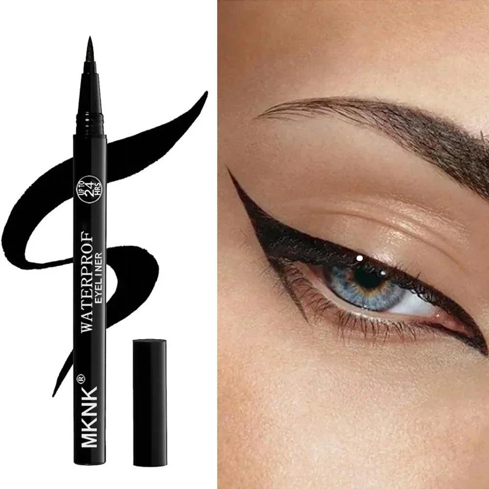 Eyeliner Liquide Stylo "Perfect Line" - Séchage Rapide, Anti-Bavure.