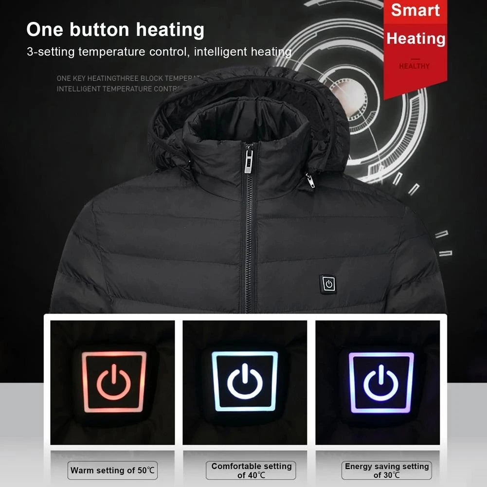 Veste Chauffante Thermo-Active Pro™ - Chaleur Instantanée.