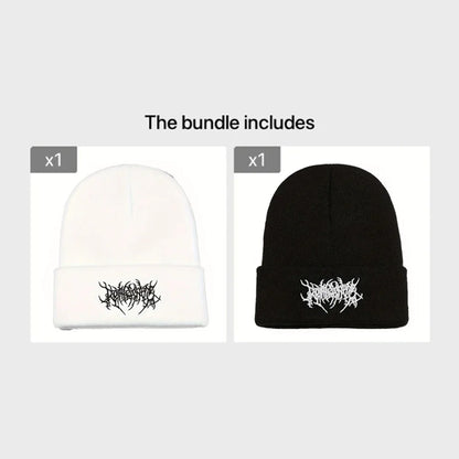 Bonnet Streetwear Brodé (Stay Cozy) – Maille Épaisse.