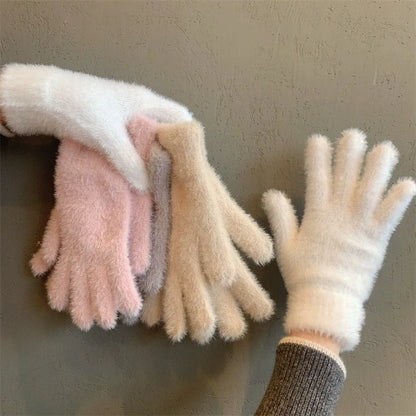 Gants "Lady Winter" – Finition Fourrure & Intérieur Chaud.