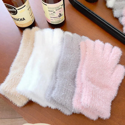 Gants "Lady Winter" – Finition Fourrure & Intérieur Chaud.