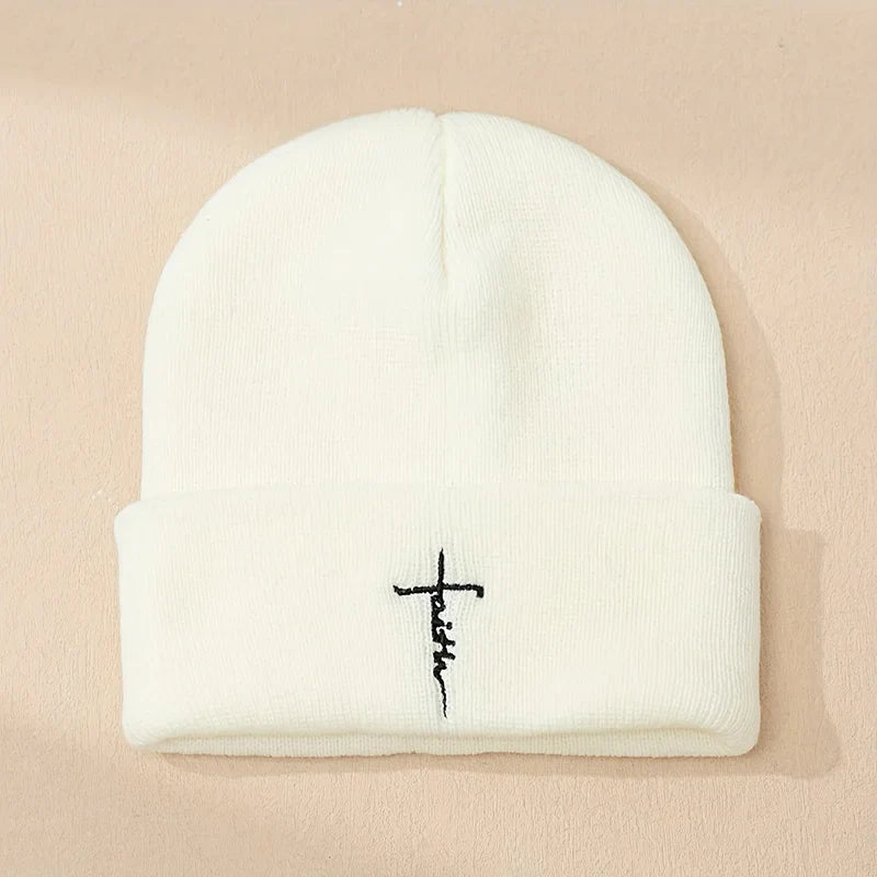 Bonnet Streetwear Brodé (Stay Cozy) – Maille Épaisse.