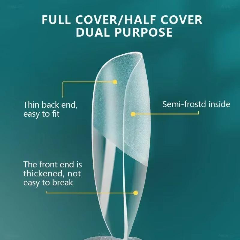 Système "Pro-Gel X" (120 Pcs) – Capsules Ongles Américaines Coffin à Coller.