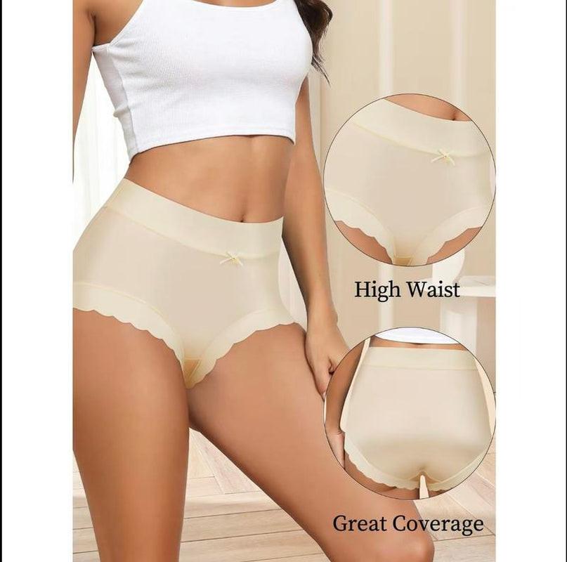 Lot de 6 Culottes Invisibles "Seconde Peau" – Taille Moyenne, Coton Respirant et Sans Couture.