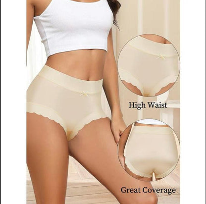 Lot de 6 Culottes Invisibles "Seconde Peau" – Taille Moyenne, Coton Respirant et Sans Couture.