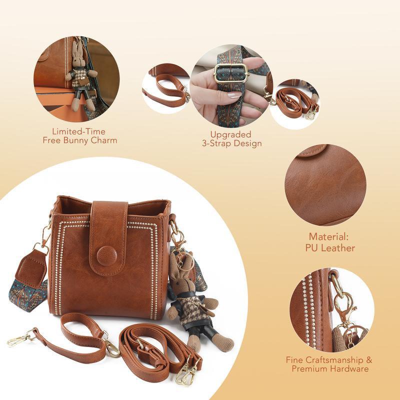 Sac Seau "Trois Bretelles" – Designer, Multi-Compartiments & Porté Épaule/Croisé 2025.