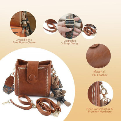 Sac Seau "Trois Bretelles" – Designer, Multi-Compartiments & Porté Épaule/Croisé 2025.