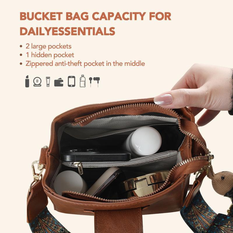 Sac Seau "Trois Bretelles" – Designer, Multi-Compartiments & Porté Épaule/Croisé 2025.