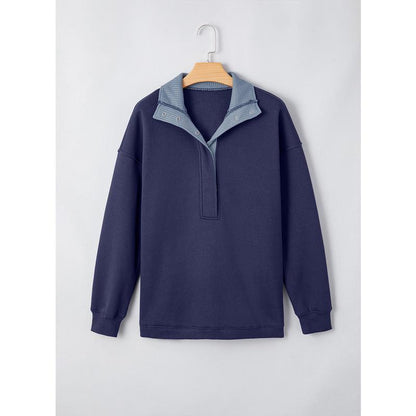 Pull Oversize "Grand Nord" – Col Zippé & Doublure Polaire.