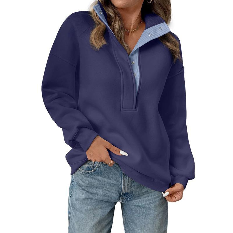 Pull Oversize "Grand Nord" – Col Zippé & Doublure Polaire.