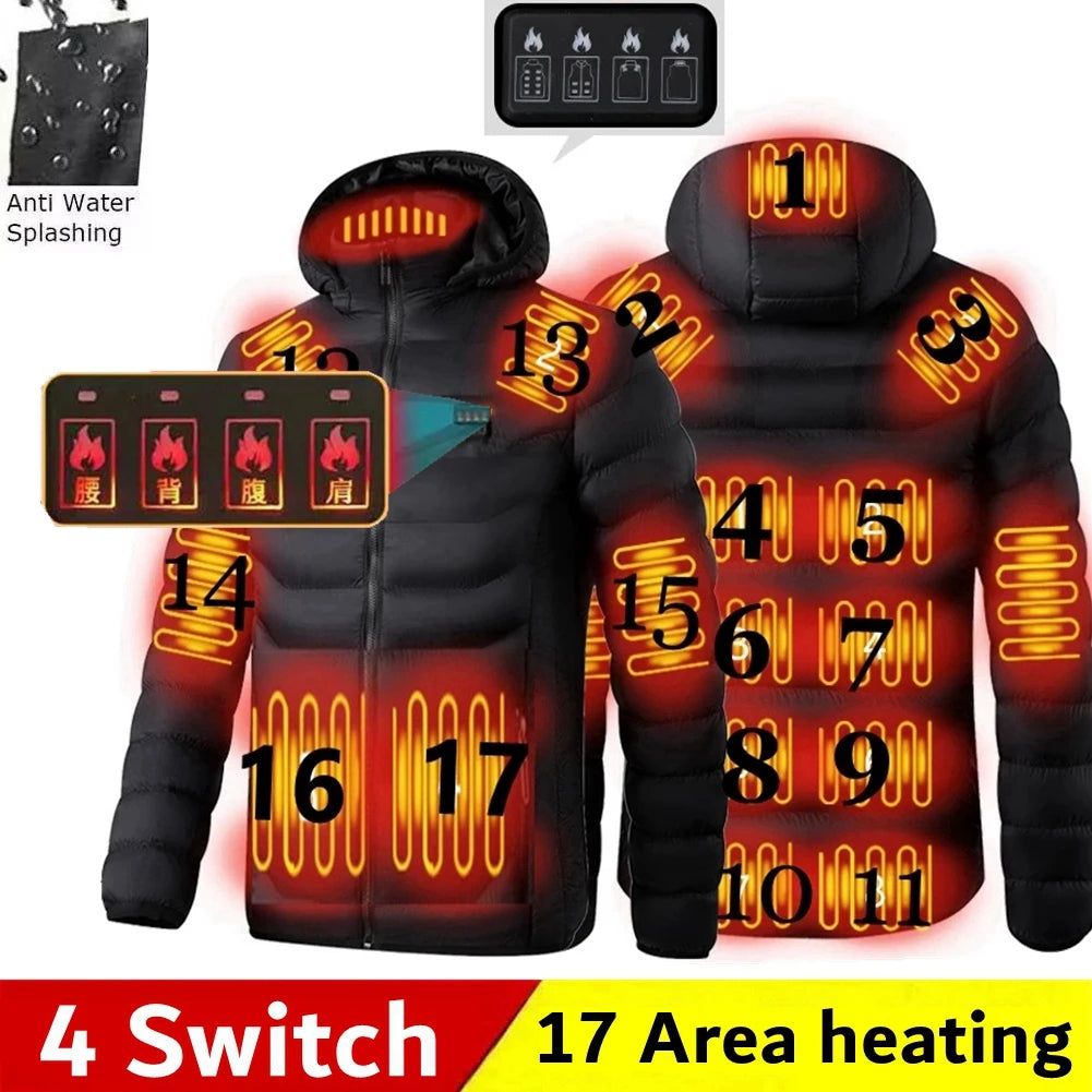Veste Chauffante Thermo-Active Pro™ - Chaleur Instantanée.